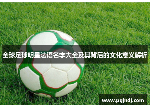 全球足球明星法语名字大全及其背后的文化意义解析
