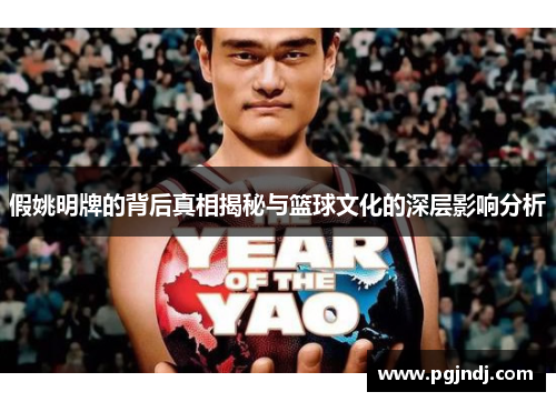 假姚明牌的背后真相揭秘与篮球文化的深层影响分析